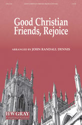 Good Christian Friends, Rejoice SATB choral sheet music cover